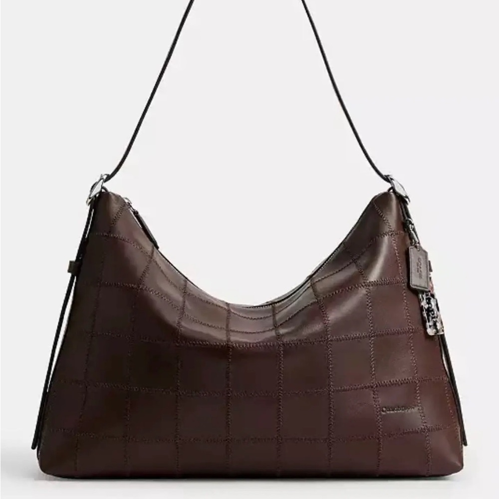 Coach Coachtopia Large Alter Ego in Maple Dark Brown Leather Shoulder Bag